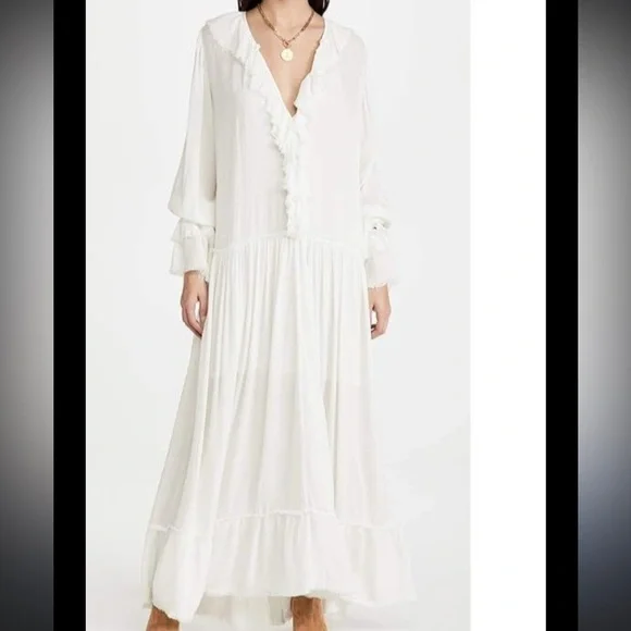 chinese dress ladies Free People Sweet Darlin Maxi Ivory XS at Amazon Women's Clothing store